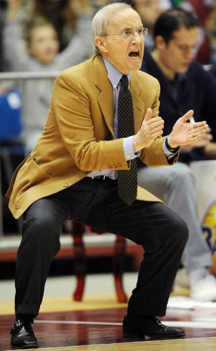 La grinta di Peterson nell'ultima sua esperienza in panchina con Milano